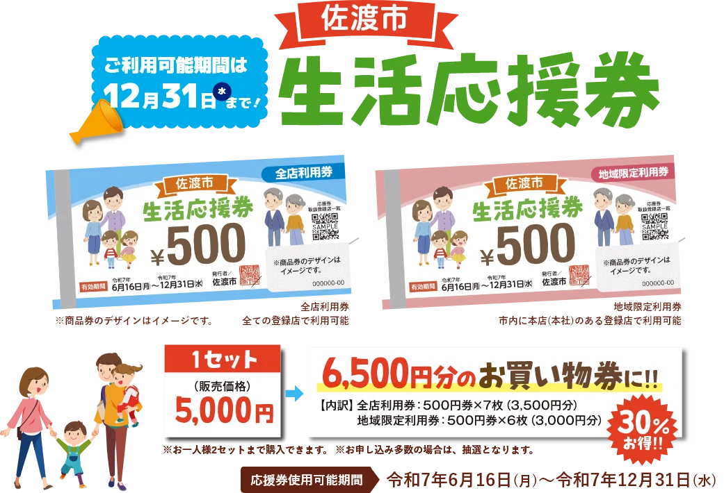 佐渡市生活応援券